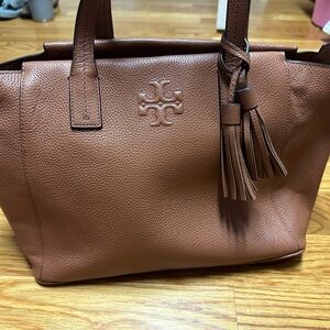 Tory Burch authentic brown leather handbag